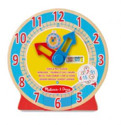 MELISSA AND DOUG -  HORLOGE TOURNE ET DIS L'HEURE